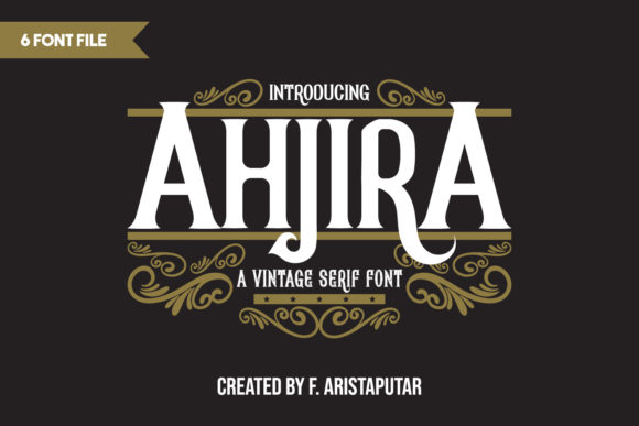 Ahjira: A Vintage Serif for Web Design