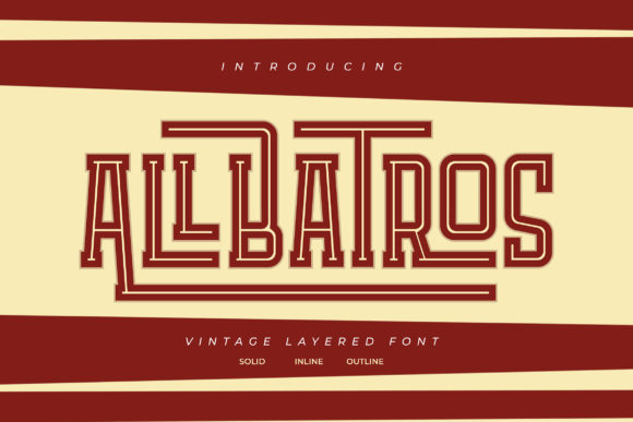 Allbatros Font: Bold Serif for Web Design