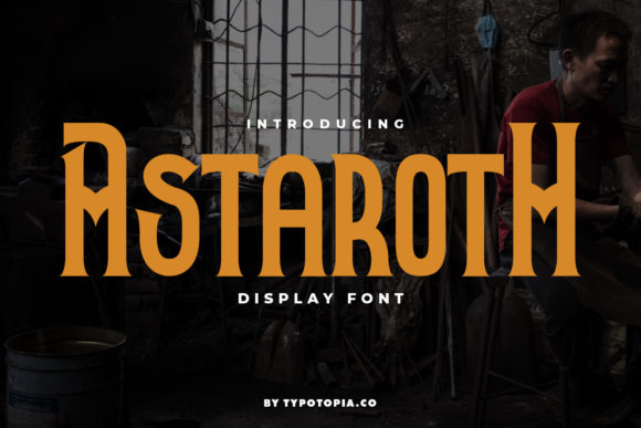 Astaroth: A Vintage Serif Font for Elegant Design