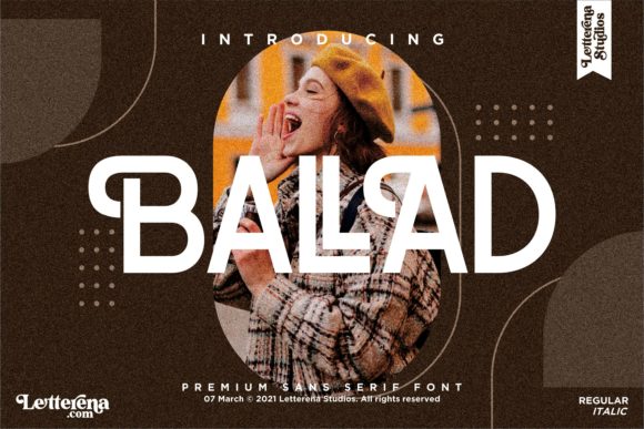 Ballad: A Vintage Sans Serif for Elegant Design