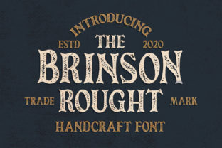 Brinson Rought: A Vintage Serif Font for Business