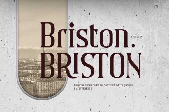 Briston Font: Elegant Serif for Crafters
