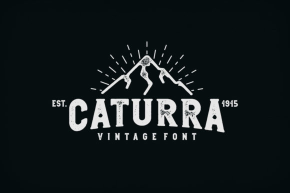 Caturra Vintage: A Bold Serif and Sans Serif Typeface