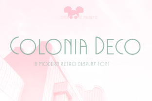 Colonia Deco: Elegant Sans Serif Font