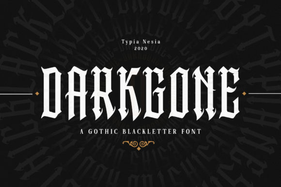 Darkgone: Bold Blackletter Font