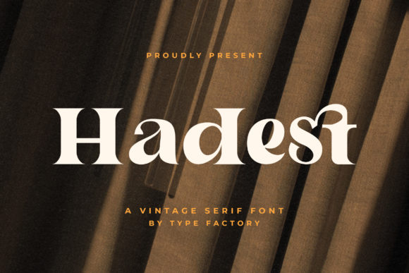 Hadest Serif Font for Handmade Labels & Printables