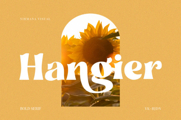 Hangier: A Bold Serif Font
