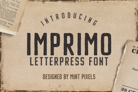 Imprimo Letterpress: A Vintage Sans Serif for Editorial Impact
