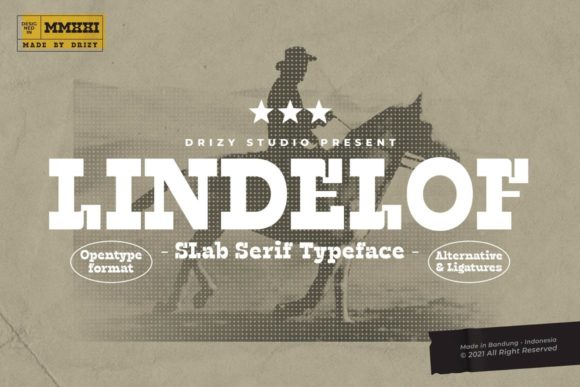 Lindelof Font: Bold & Vintage Style