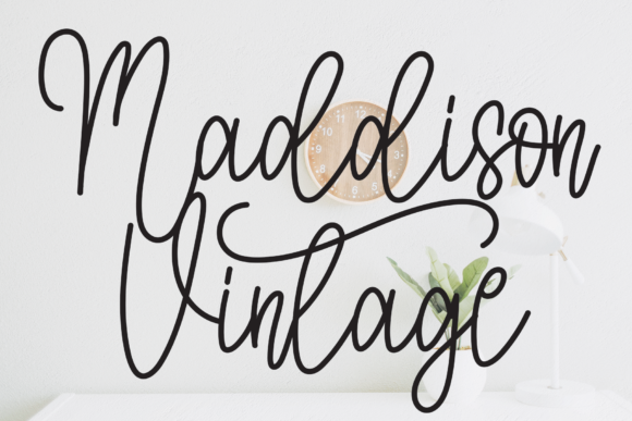 Maddison Vintage Font Review
