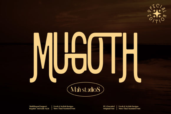 Mugoth: A Vintage Sans Serif Font That Feels Like Home