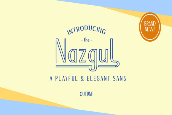 Nazgul Outline: A Font for Impact