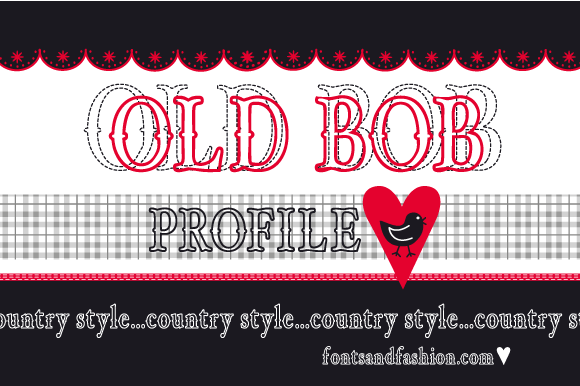 Old Bob Profile Font