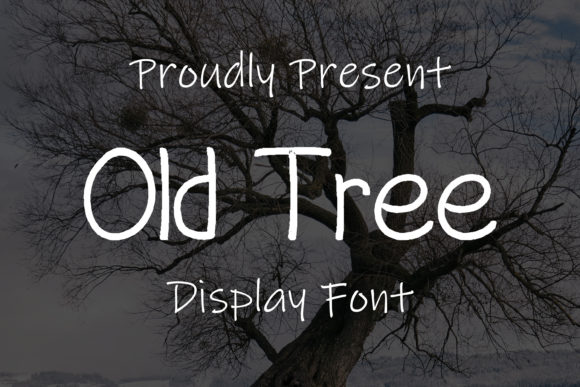 Old Tree: A Handwritten Font for Creative Marketing