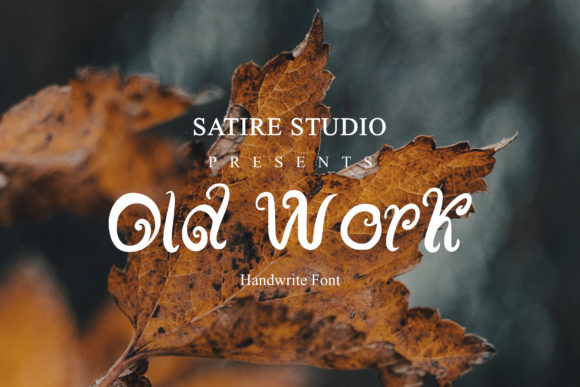 Old Work - Handwritten Font