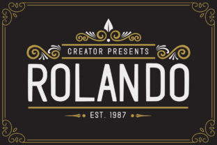Rolando: A Classy Sans Serif Font