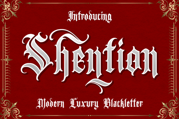 Shention: A Bold Blackletter for Impactful Campaigns