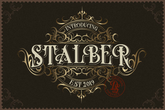 Stalber: A Vintage Blackletter Font