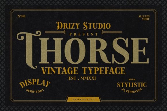 Thorse: A Bold Font for Business