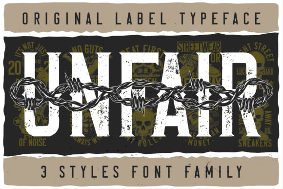 Unfair Font: Modern Typography for Editorial Design