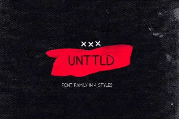 Unttld: A Vintage Sans Serif for Creative Projects