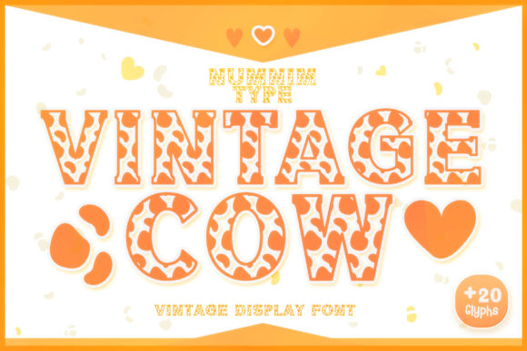 Vintage Cow Font: Bold & Stylish