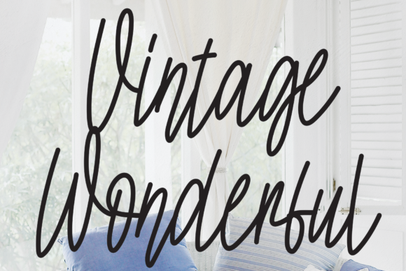 Vintage Wonderful Font Review